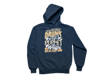 Load image into Gallery viewer, I&#39;d Rather Be Drunk With Puppet At A Waffle House Hoodie - Matt Couch/Puppet Carlson
