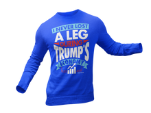Load image into Gallery viewer, I Never Lost a Leg During Trump&#39;s Economy - Matt Couch Long Sleeve T-Shirt
