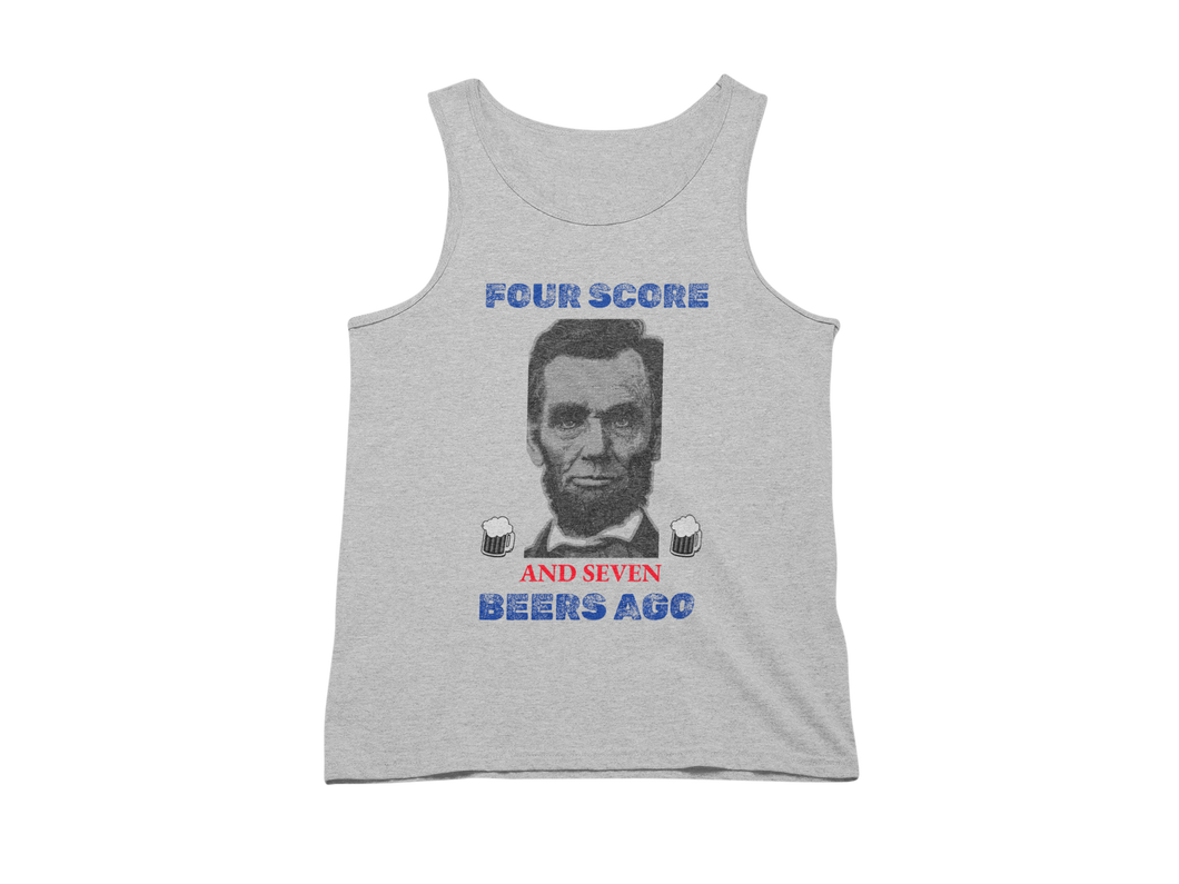 Four Score and Seven Beers Ago Men's Tank Top
