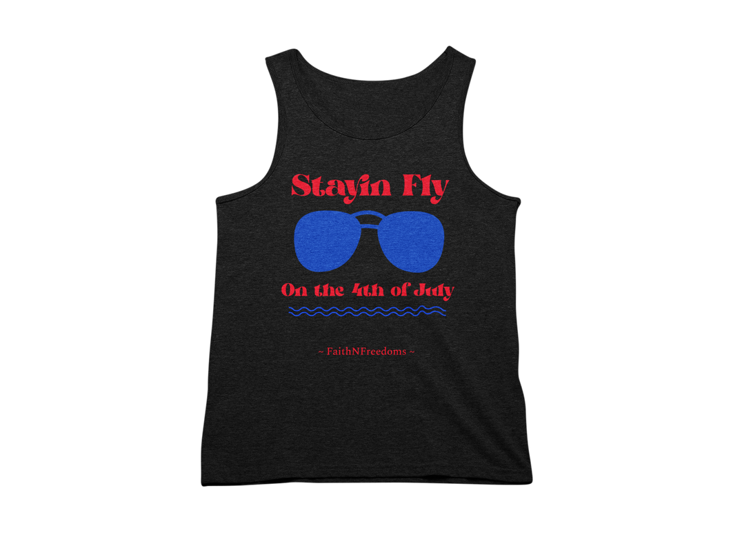 Stayin Fly on the 4th of July Mens Tank Top