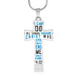 Philippians 4:13 Cross Necklace