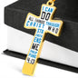 Philippians 4:13 Cross Necklace