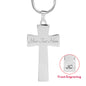 Philippians 4:13 Cross Necklace