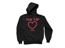 Load image into Gallery viewer, Men&#39;s Valentine&#39;s Day Heart Trump 2024 Hoodie
