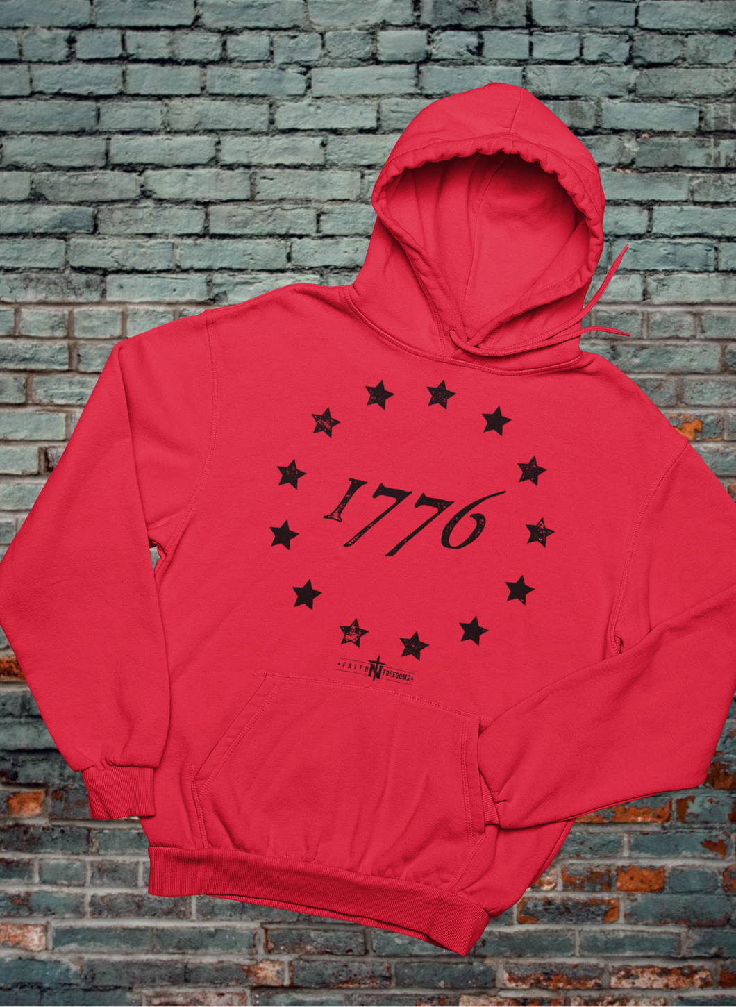 NEW 1776 Original 13 Stars Hoodie