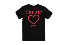 Load image into Gallery viewer, Men&#39;s Valentine&#39;s Day Trump 2024 Heart T-Shirt

