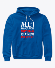 Load image into Gallery viewer, All I Want For Christmas is a New President Hoodie
