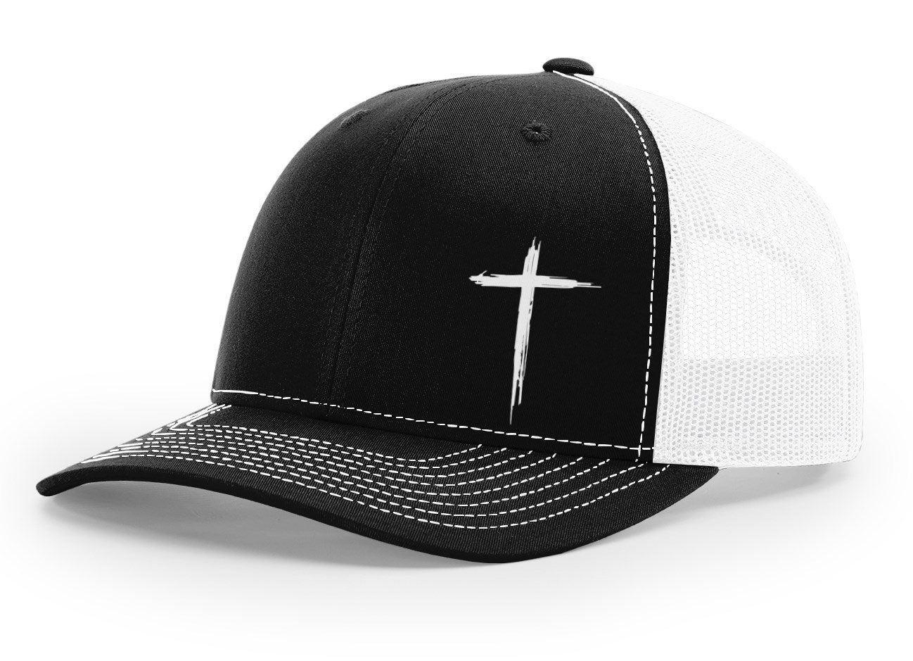 Distressed Cross Snapback Hat – faithnfreedoms