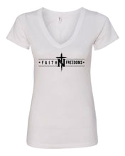 Load image into Gallery viewer, Women&#39;s Faith N Freedoms™ V-Neck

