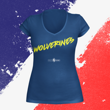 Load image into Gallery viewer, Women&#39;s Classic Wolverines V-Neck T-Shirt

