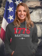 Load image into Gallery viewer, Women&#39;s &#39;1776 Matters&#39; Bella Canvas Hoodie
