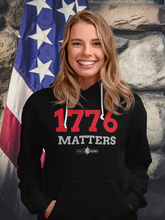Load image into Gallery viewer, Women&#39;s &#39;1776 Matters&#39; Bella Canvas Hoodie
