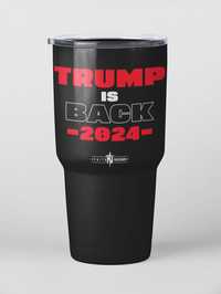 Trump is Back 2024 Stainless Steel 30oz Ringneck Tumbler