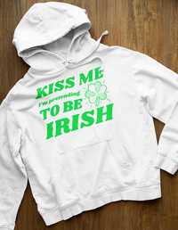 Kiss Me Im Pretending to be Irish St Patricks Day Hoodie