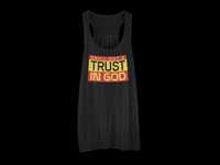 Womens Next Level Chill Out and Trust in God Tank Top