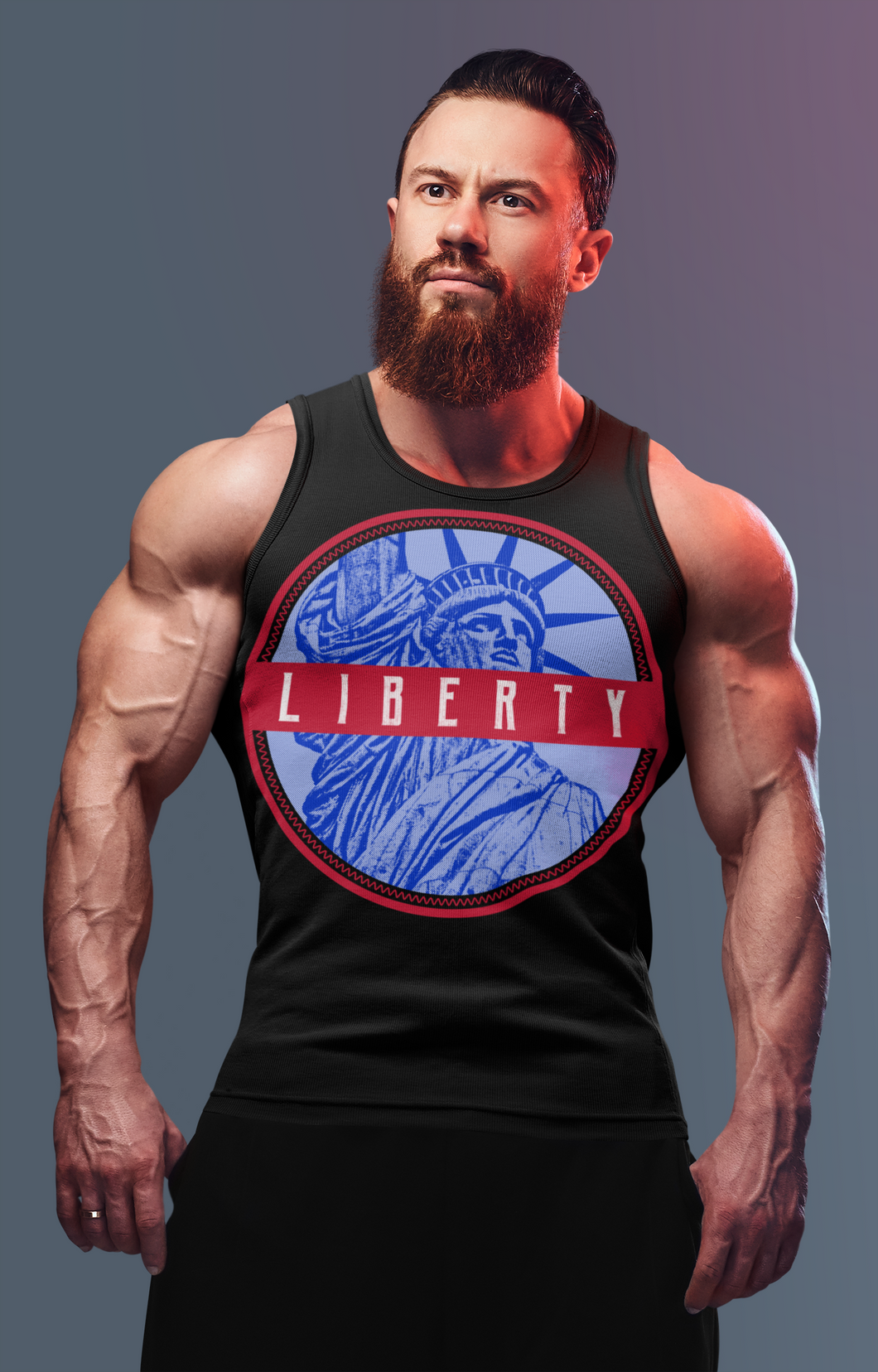 Fourth of July Liberty Tank Top
