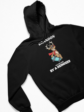 Load image into Gallery viewer, Brandon Got Run Over By A Reindeer Hoodie
