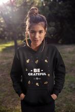 Load image into Gallery viewer, Be Grateful Thanksgiving Women&#39;s Bella Canvas Hoodie
