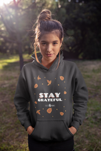 Load image into Gallery viewer, Stay Grateful Thanksgiving Women&#39;s Bella Canvas Hoodie
