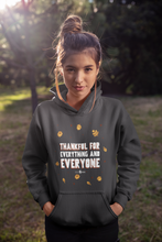 Load image into Gallery viewer, Thankful for Everything and Everyone Thanksgiving Women&#39;s Bella Canvas Hoodie
