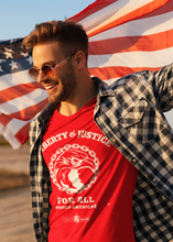 Load image into Gallery viewer, Liberty and Justice For All Proud American T-Shirt
