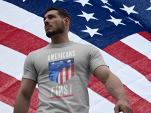 Load image into Gallery viewer, Its time to put AMERICANS FIRST T-Shirt
