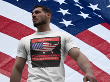 Load image into Gallery viewer, Offended? I&#39;ll Help You Pack U.S. Stamp T-Shirt
