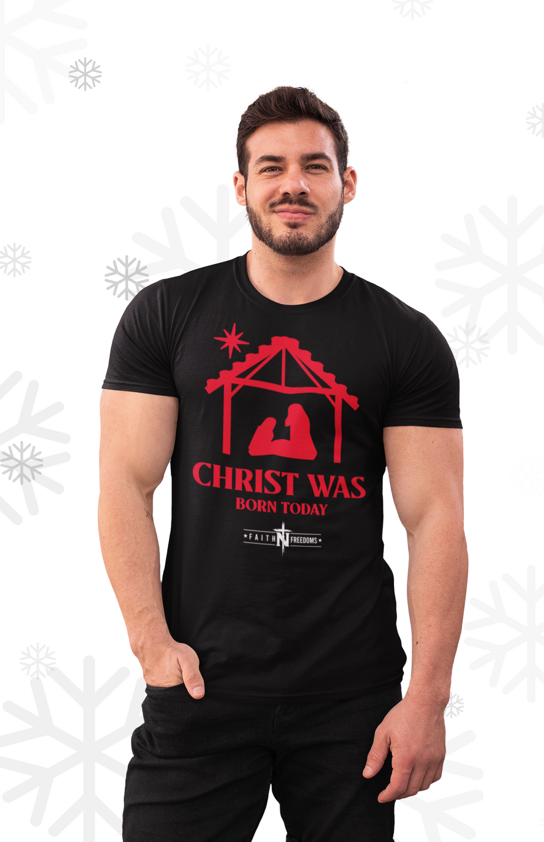 Christ Was Born Today Christmas Day T-Shirt