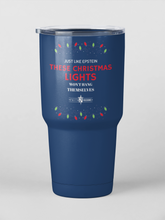 Load image into Gallery viewer, Just Like Epstein These Christmas Lights Wont Hang Themselves 30oz Stainless Steel Tumbler
