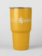 Load image into Gallery viewer, Faith N Freedoms 30oz Stainless Steel Ringneck Tumbler
