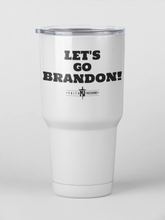 Load image into Gallery viewer, Lets Go Brandon 30oz Stainless Steel Ringneck Tumbler
